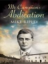 Cover image for Mr. Campion's Abdication